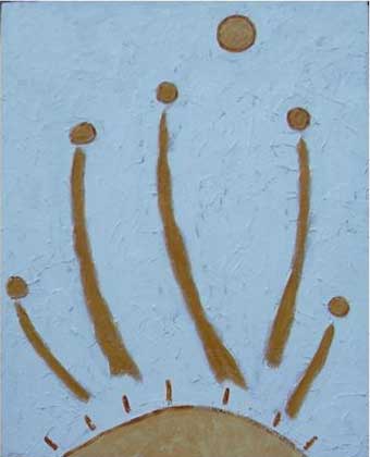 Landscape-Orange Moon