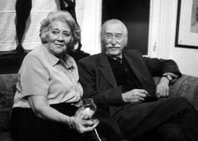 Mary Yapp with Sir Kyffin Williams RA