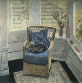 Charles Burton "Cat on a Chair"