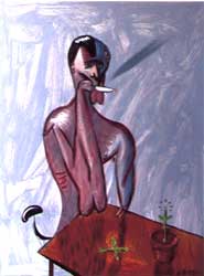 "Man with a cigarette"