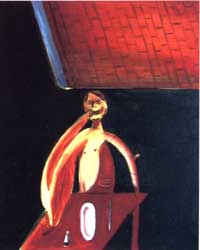 "Self portrait with an empty plate"